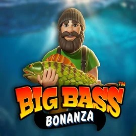 Official Slots logo: Big Bass Bonanza by Pragmatic Play at Lucky Twice Casino