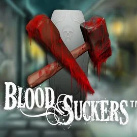 Slots logo of Blood Suckers from NetEnt at Lucky Twice Casino