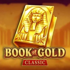 Book of Gold Classic by Playson, showcased at luckytwicescasino.com – game logo
