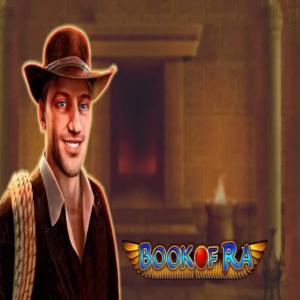 Official Slots logo: Book of Ra by Greentube at Lucky Twice Casino