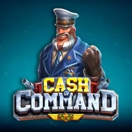 Cash of Command by Play'n GO, showcased at luckytwicescasino.com – game logo