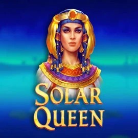 Solar Queen online game logo by Playson on luckytwicescasino.com