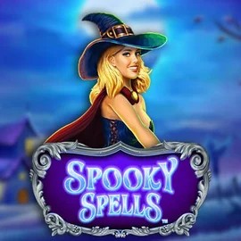 Spooky Spells slot visual from Novomatic available on luckytwicescasino.com